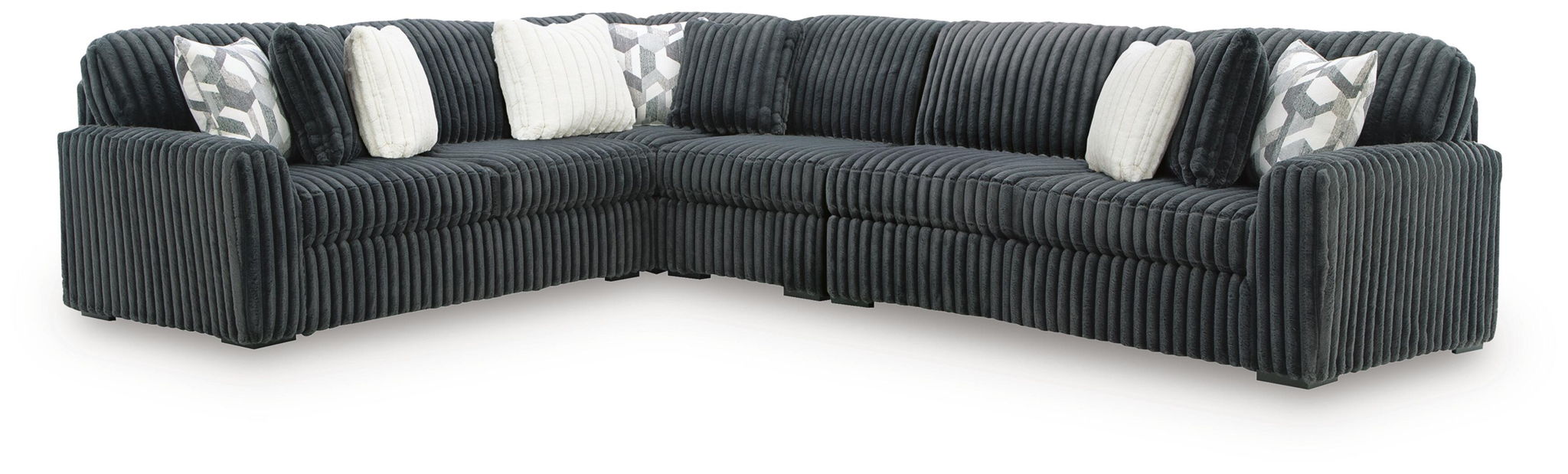 Midnight-Madness - 4 Piece Sectional