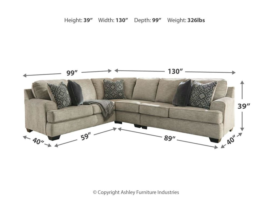 Bovarian - 4 Piece Sectional Set