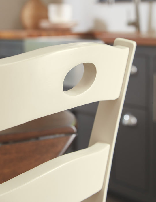Woodanville - Cream / Brown - Dining Room Side Chair