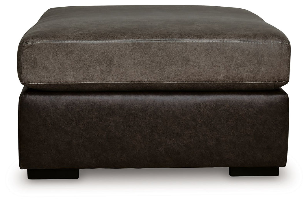 Castille Way - Oversized Accent Ottoman - Fossil