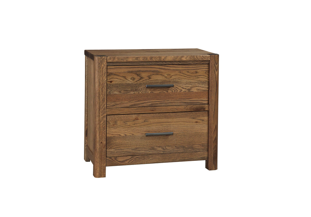 Crafted Oak - Nightstand 2 Drawers