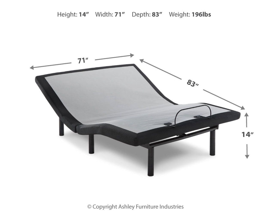 Head-Foot Model Best - Cal King Adjustable Base - Head, Neck & Foot - Black