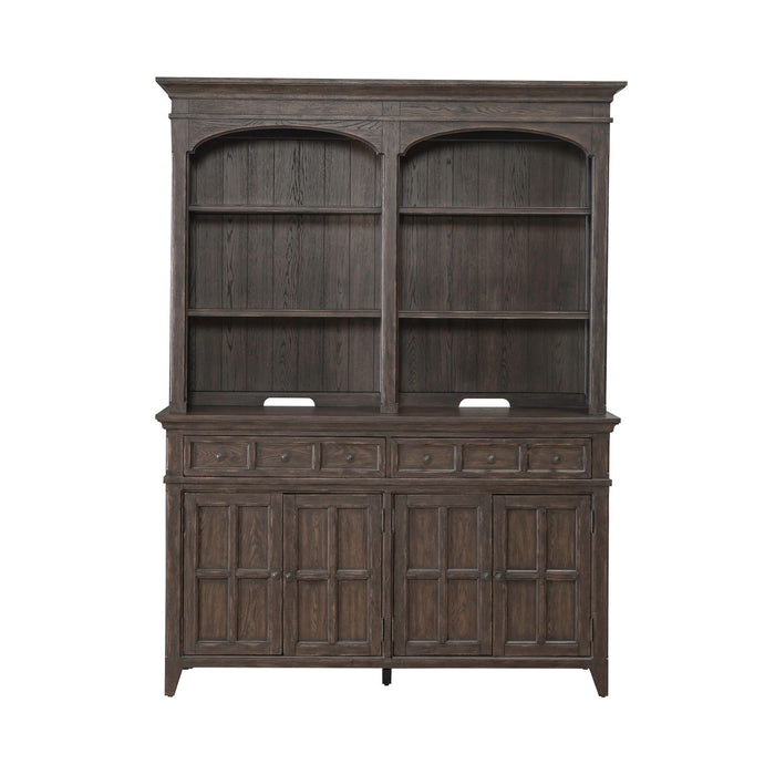 Paradise Valley - Hutch & Buffet - Saddle Brown
