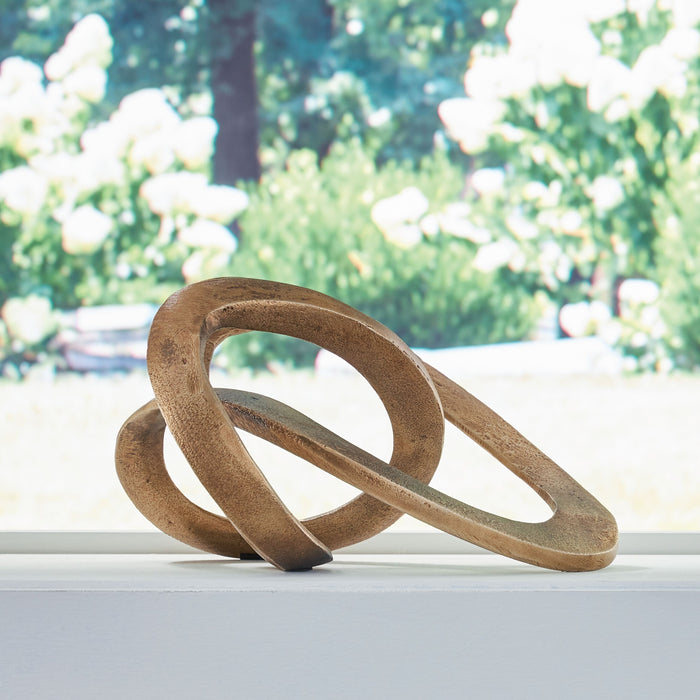 Dunnruck - Sculpture - Antique Brass Finish
