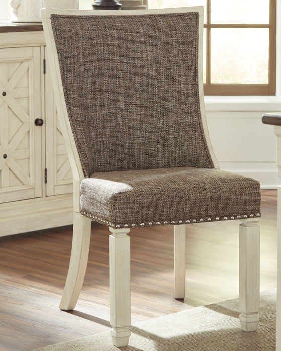 Bolanburg - Brown / Beige - Dining Uph Side Chair  - Uph Back