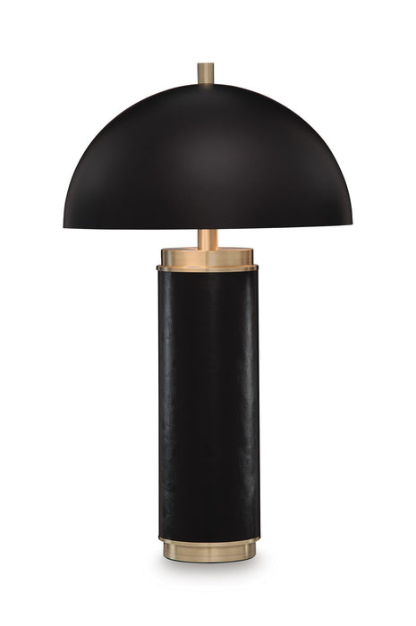 Lemland - Metal Table Lamp - Black / Gold Finish