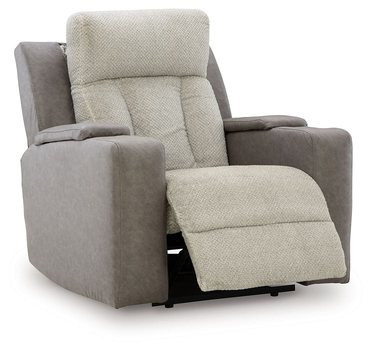 WhipLash - Power Recliner With Adj Headrest - Sisal