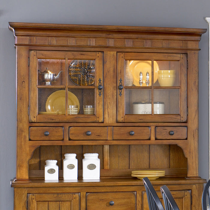 Treasures - Hutch - Rustic Oak
