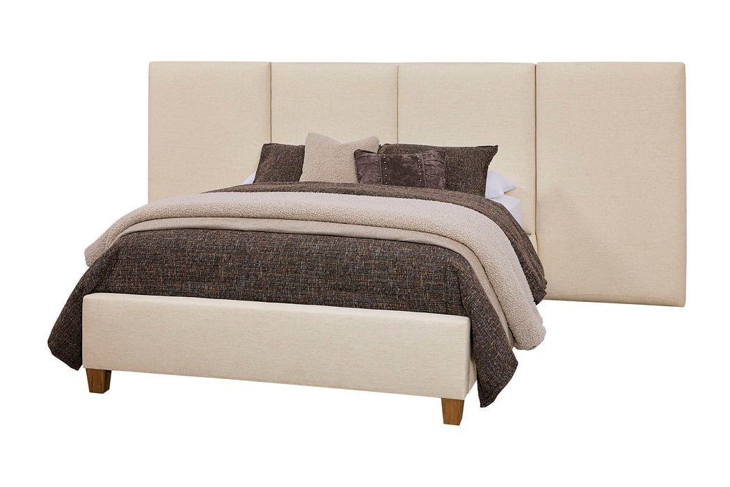 Joinery - Upholstered Wall Bed - Espresso Oak