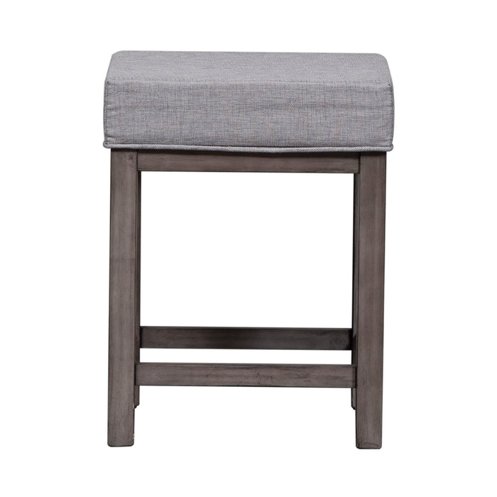 Tanners Creek - Upholstered Console Stool (Set of 3) - Gray