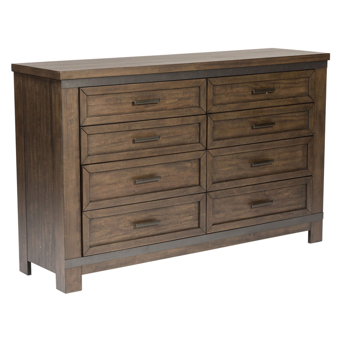 Thornwood Hills - 8 Drawer Dresser - Rock Beaten Brown