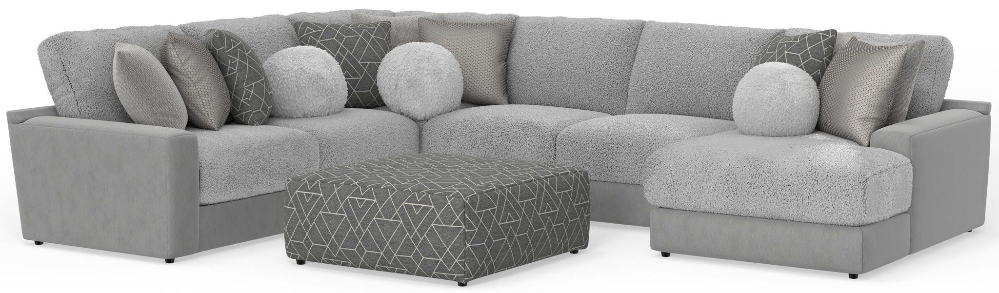 Sectional, Ottoman