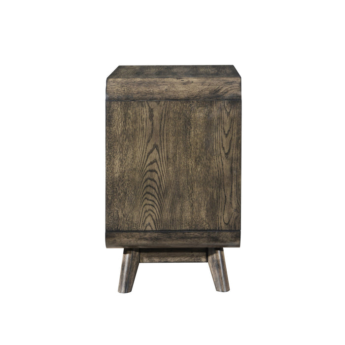 Rex - Nightstand - Walnut Brown