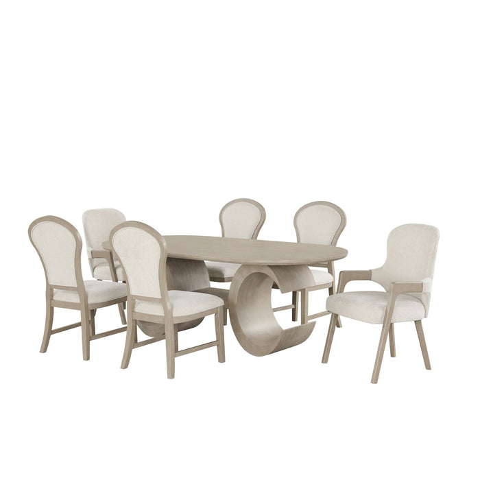 Gwendolyn - Oval Dining Table Set