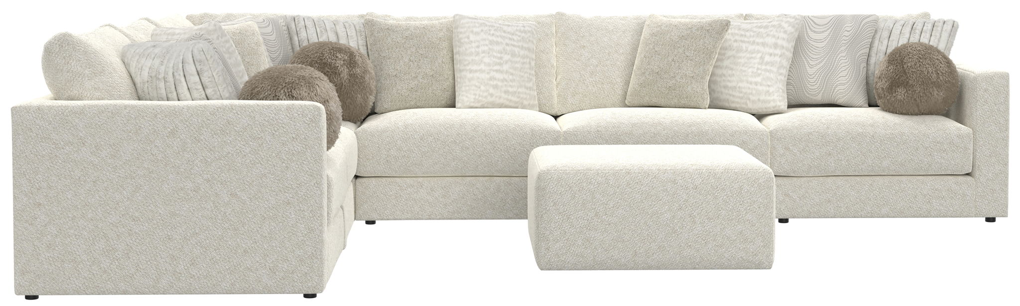 Ritzy - Modular Sofa And Included Cocktail Ottoman