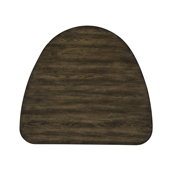 Rex - Guitar Pick Corner Table - Walnut Brown