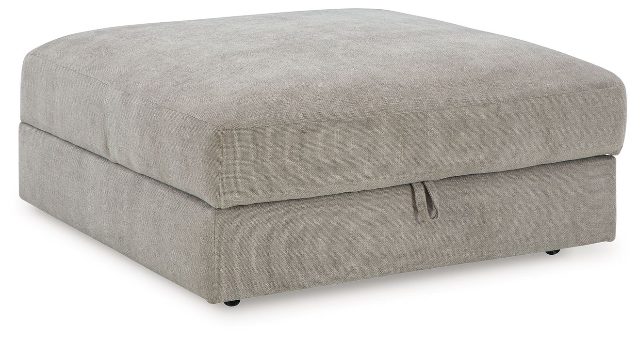 Aslan Court - 2 Pc. - 4-Piece Sofa Pit Sectional, Ottoman - Pebble