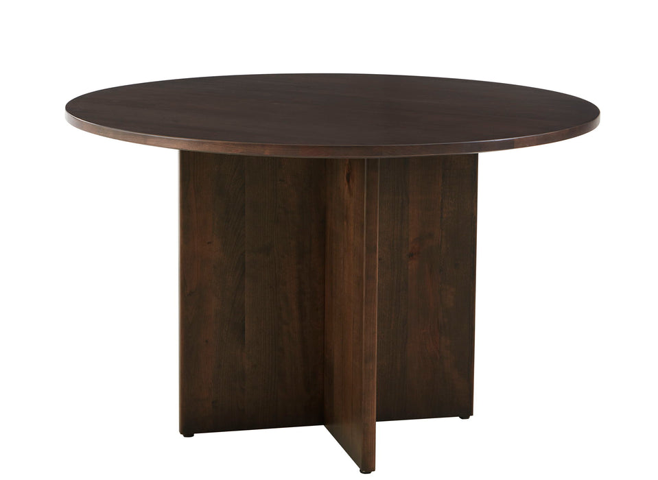 Crafted Cherry - Dining Table With Wood Pedestal