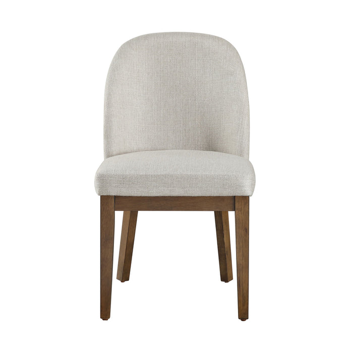 Phoenix - Dining Chair (Set of 2) - Chestnut / Light Gray