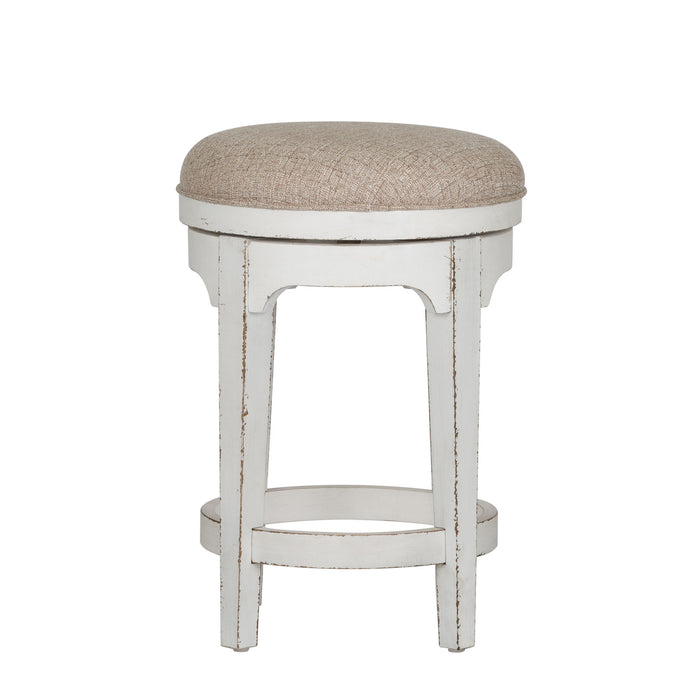 Magnolia Manor - Console Swivel Stool - Antique White