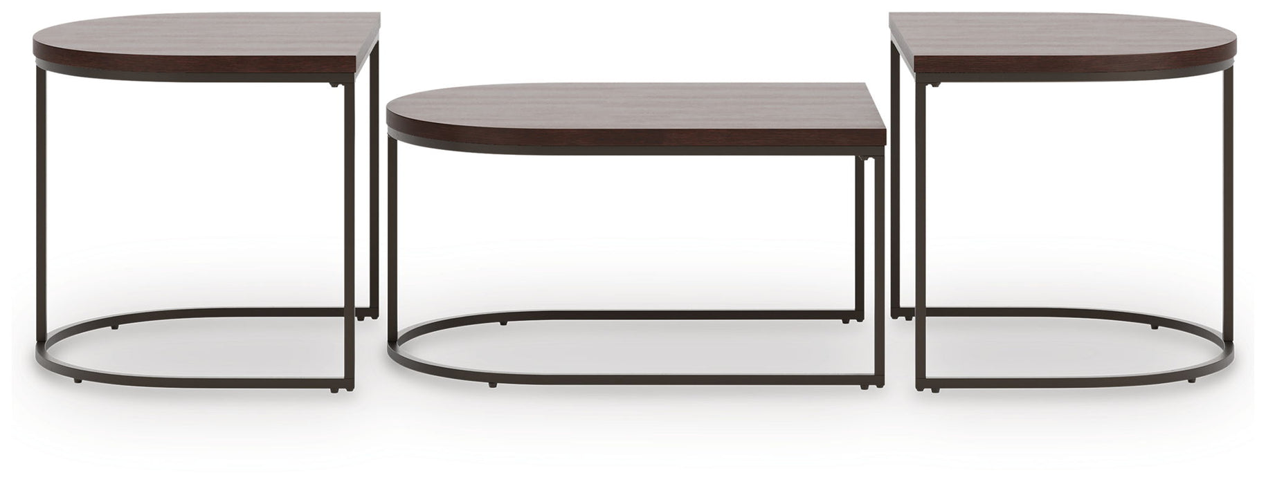 Vanmore - Occasional Table Set (Set of 3) - Dark Brown