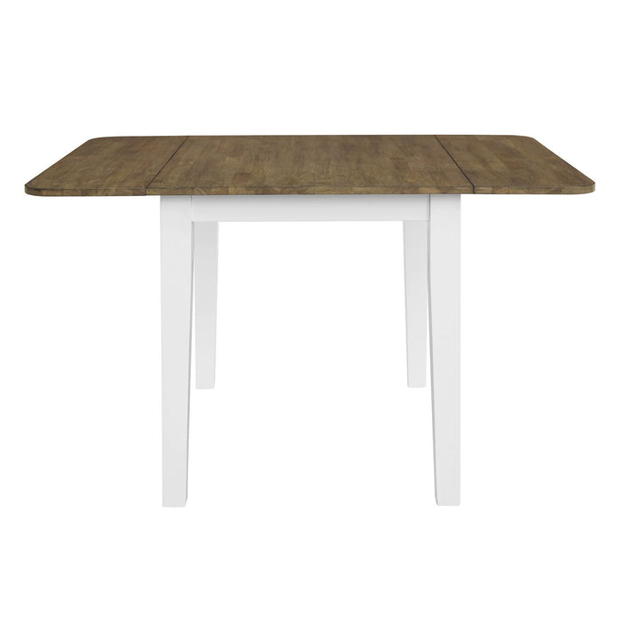 Landale - Drop Leaf Table - Chestnut & White