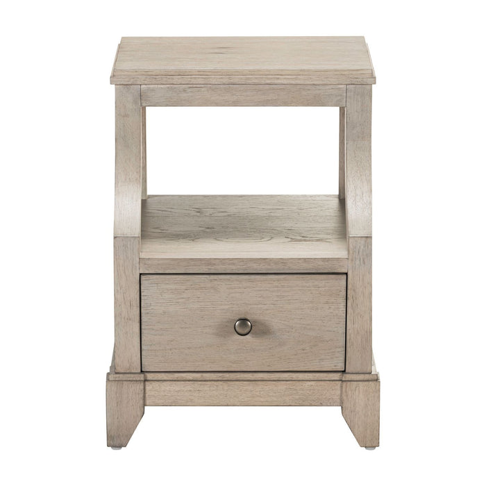 New Haven - Chairside Table - Sanctuary White
