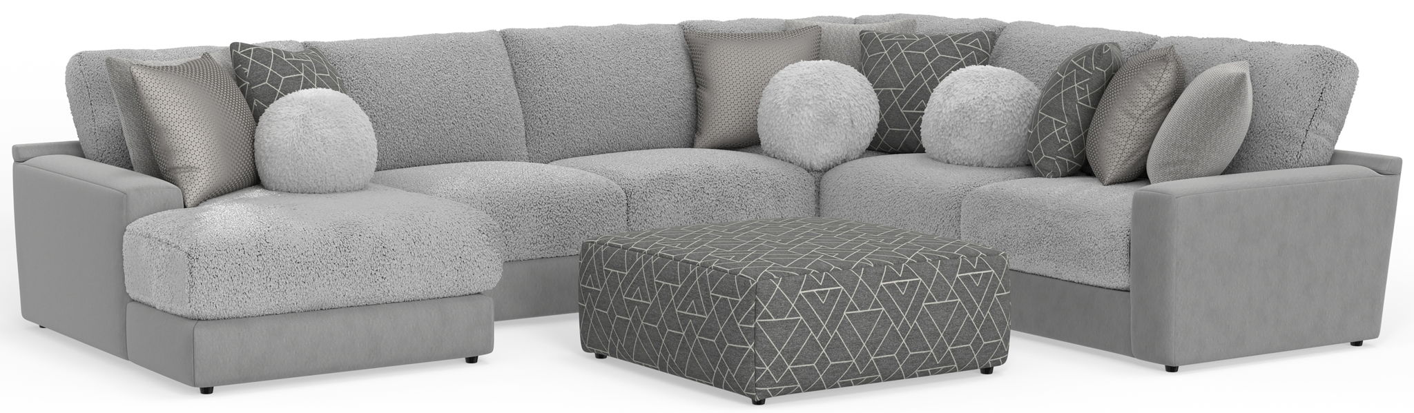 Sectional, Ottoman