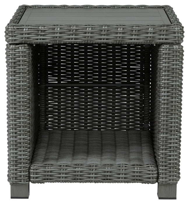 Elite Park - Square End Table - Gray