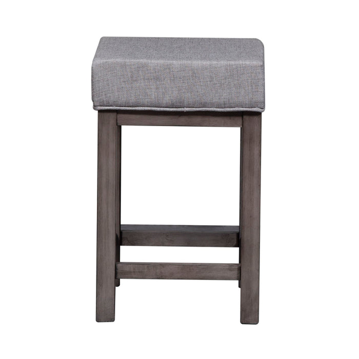 Tanners Creek - Upholstered Console Stool (Set of 3) - Gray