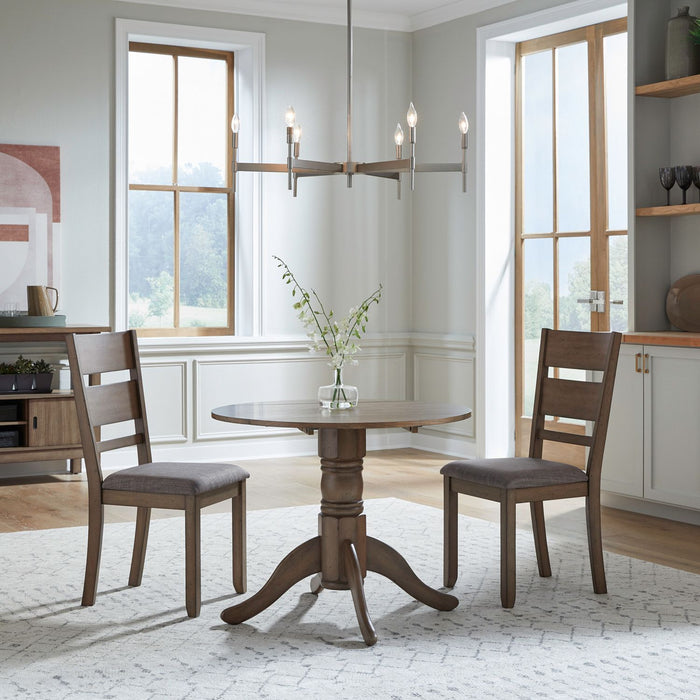 Brook Bay - 3 Piece Dining Room Drop Leaf Table Set