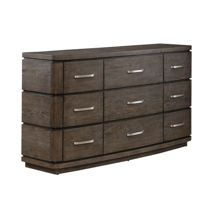 Cascade Falls - 9 Drawer Dresser - Satin Espresso
