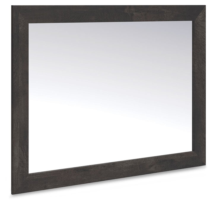 Hollivern - Bedroom Mirror - Dark Gray