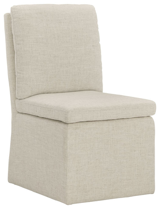 Krystanza - Oatmeal - Dining Uph Side Chair