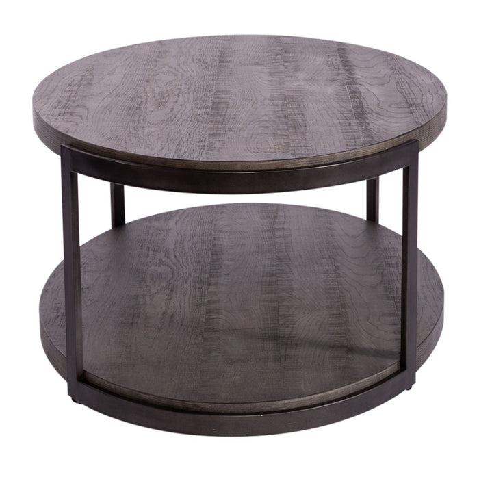 Modern View - Oval Cocktail Table - Dark Gray