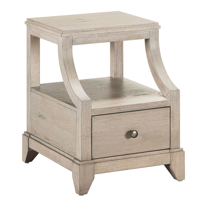 New Haven - Chairside Table - Sanctuary White