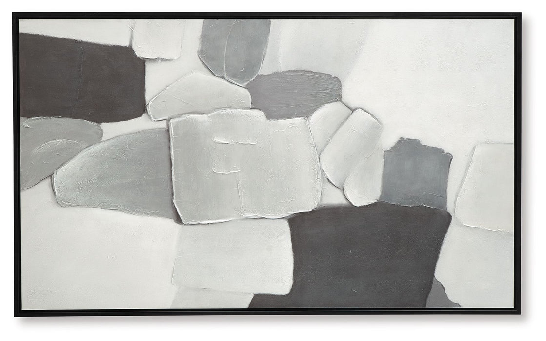 Adilson - Wall Art - White / Gray / Black