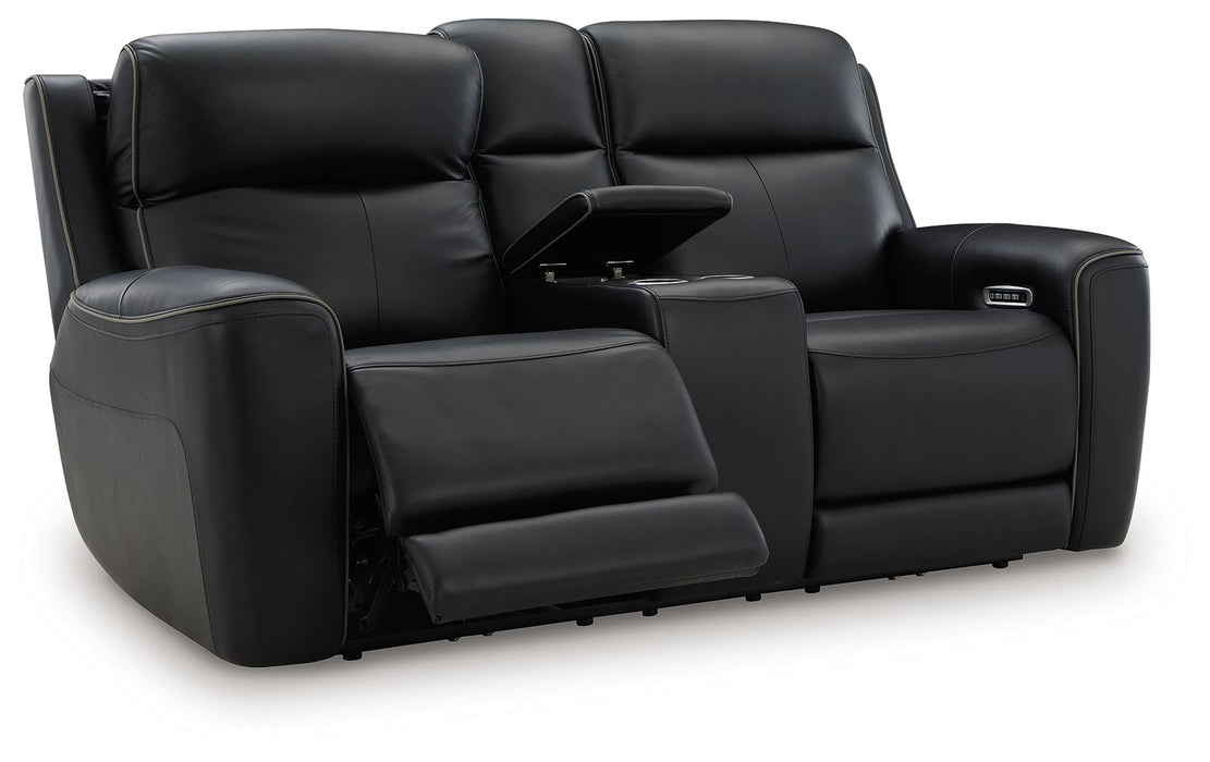 5Z-Comfort - Relaxation - Power Reclining Loveseat with Console / Adj Headrest