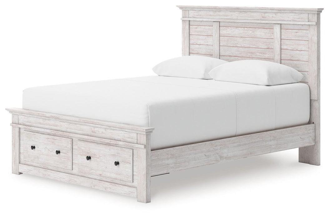 Makidern - Panel Storage Bed