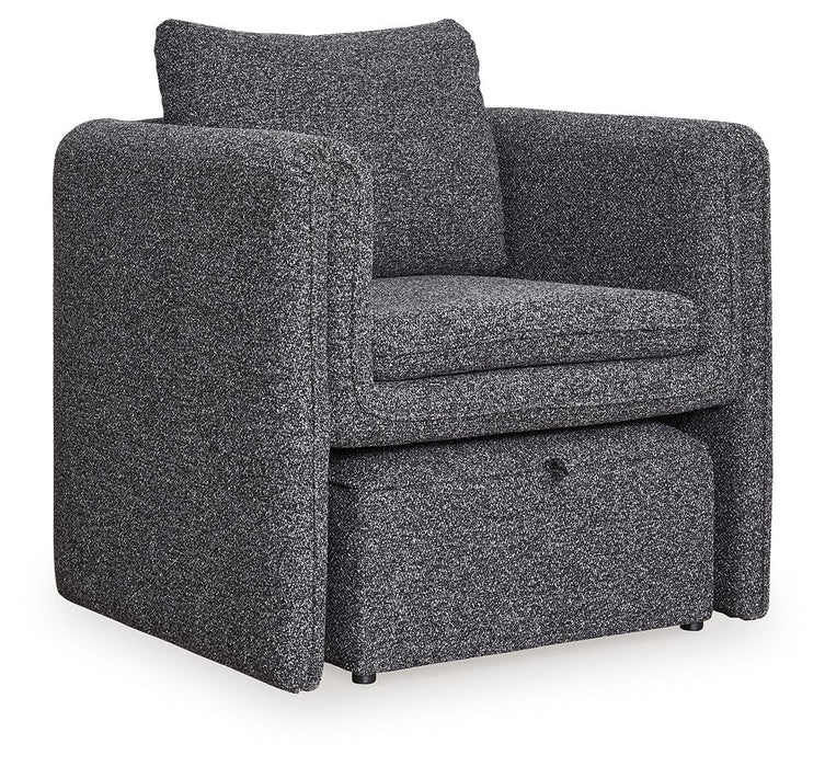 Vreni - Accent Chair - Charcoal / Black