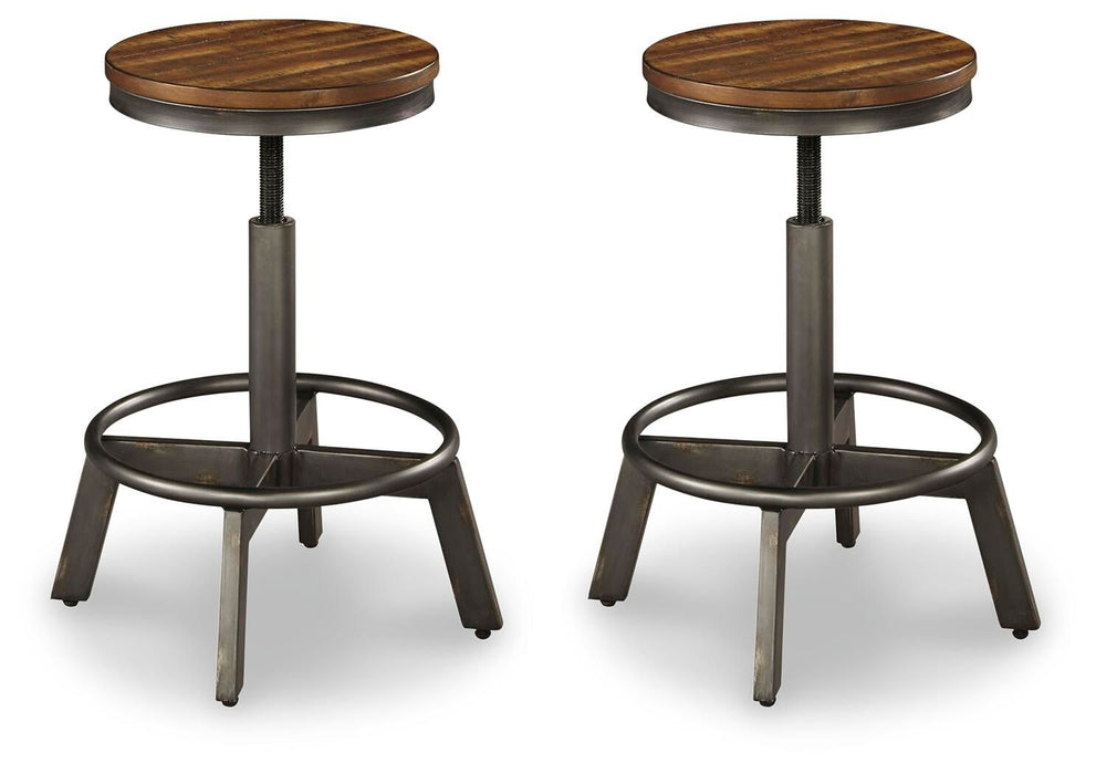 Torjin - Dark Brown - Swivel Stool