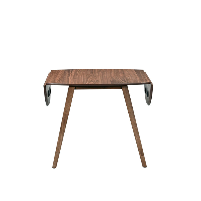 Oscar - Oval Drop Leaf Dining Table - Walnut