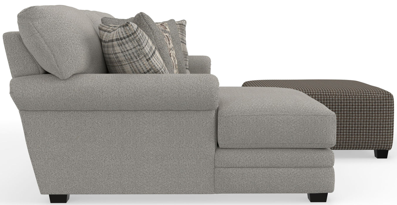 Livingston - Sectional With Comfort Coil Seating, 40" Cocktail Ottoman And Accent Pillows Included