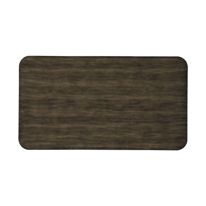 Rex - 72" Fixed Top Rectangle Dining Table - Walnut Brown