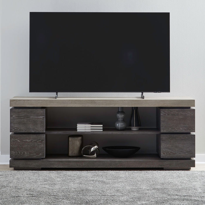 Piedmont - 84'' TV Console - Charcoal / Ash