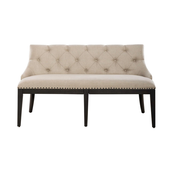 Americana Farmhouse - Upholstered Shelter Dining Bench