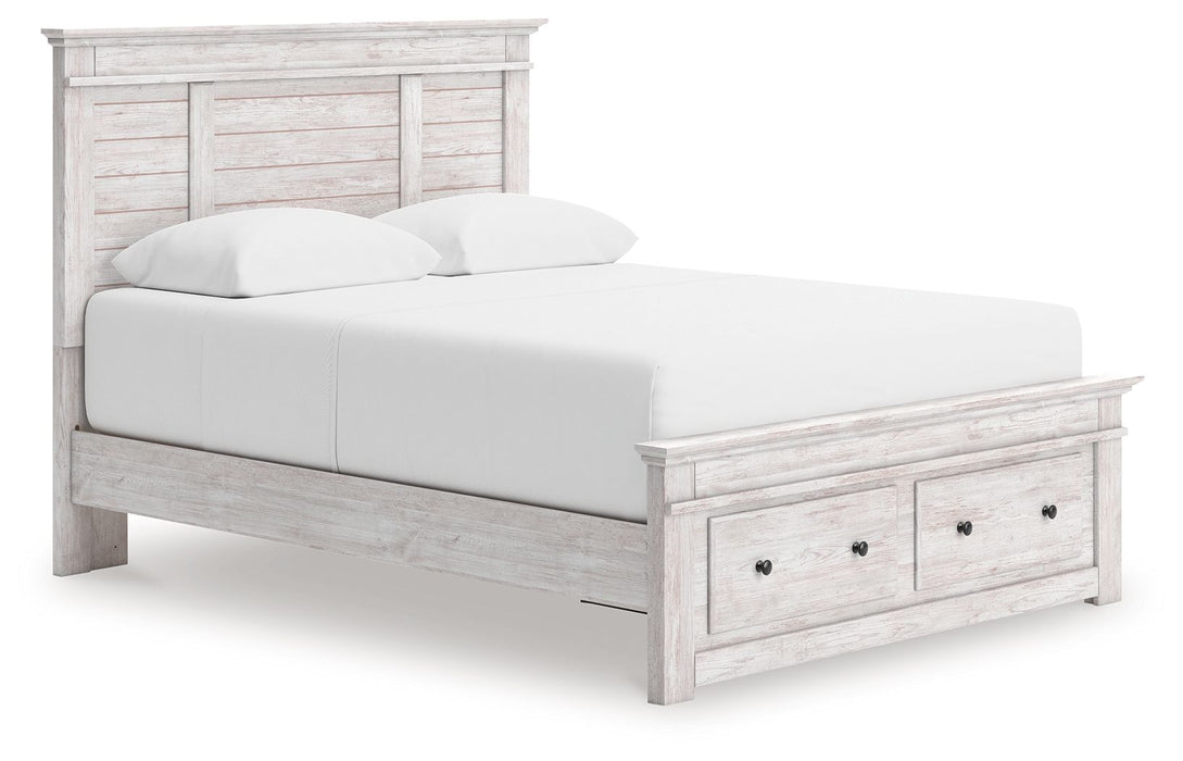 Makidern - Panel Storage Bed