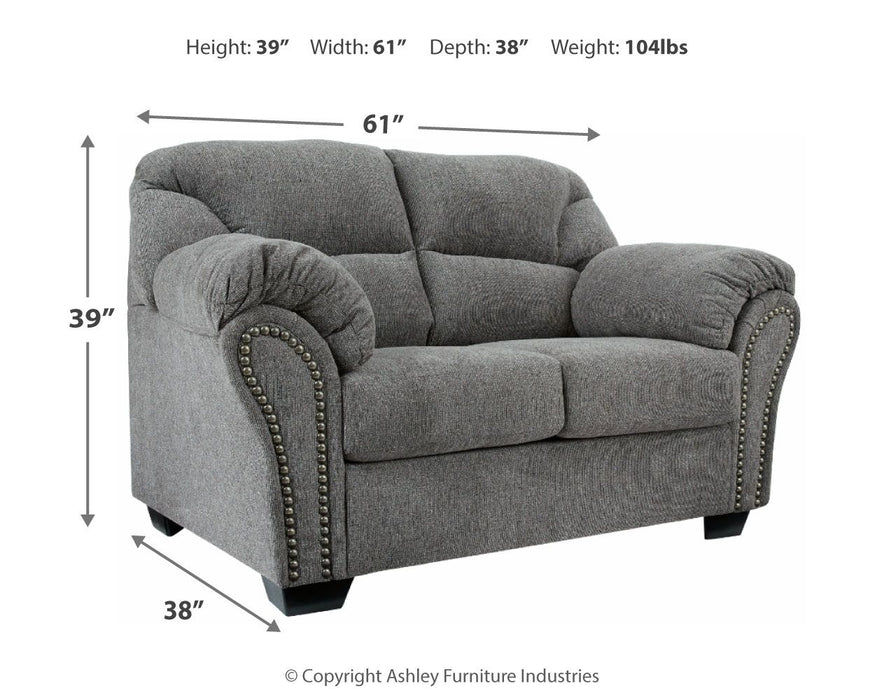 Allmaxx - Loveseat - Pewter