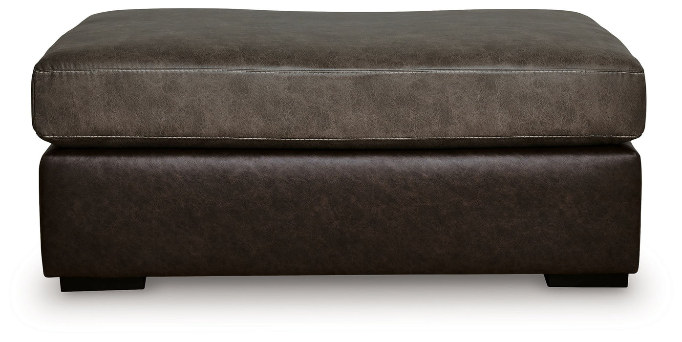 Castille Way - Oversized Accent Ottoman - Fossil