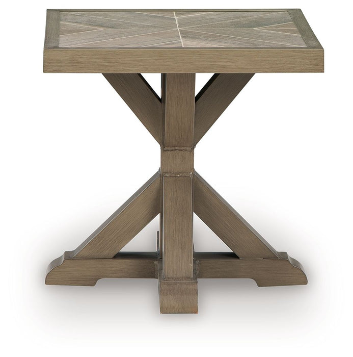 Laguna Heights - Square End Table - Beige